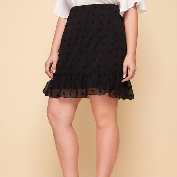 Flounce Hem Swiss Dot Skirt - NWT - Picture 12 of 16